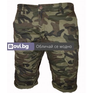 Къси мъжки панталони X013 Светли